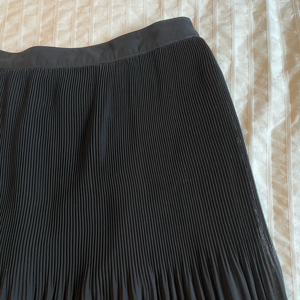 Black Pleated Skirt